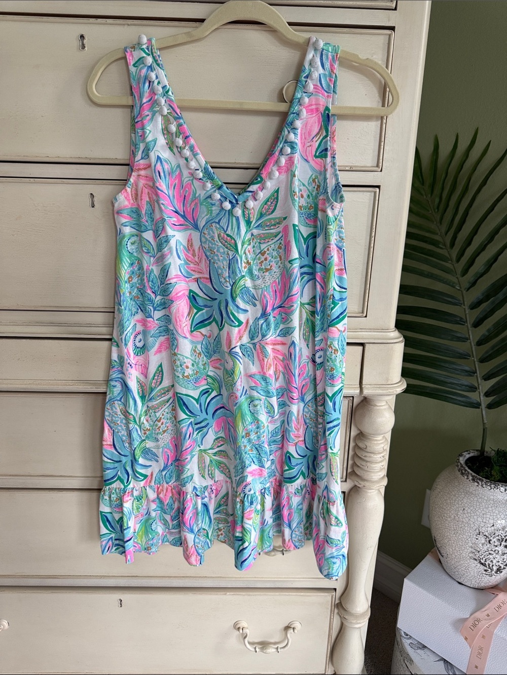 Lilly Pulitzer Camilla Swing Dress in the "Toucan Do It Better" print size S